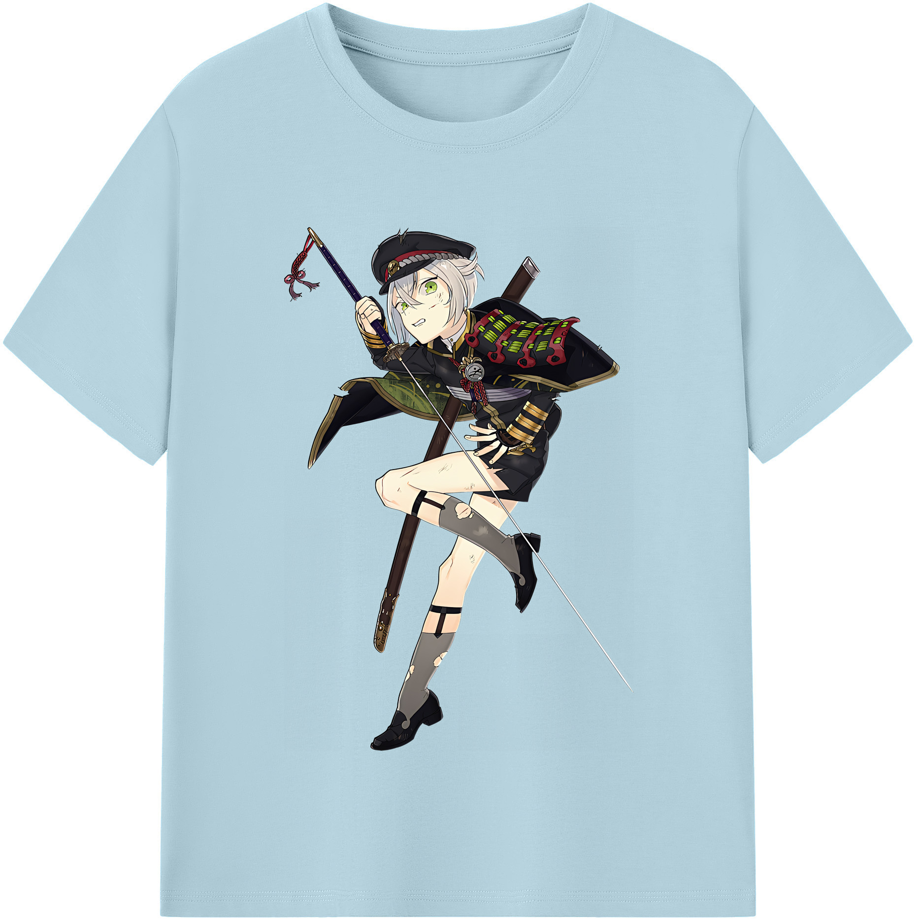 （画像用） 刀剣乱舞 Touken Ranbu 綿100％半袖Tシャツ（フロントプリント）